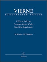 Complete Organ Works, Vol. 1-10 Organ sheet music cover